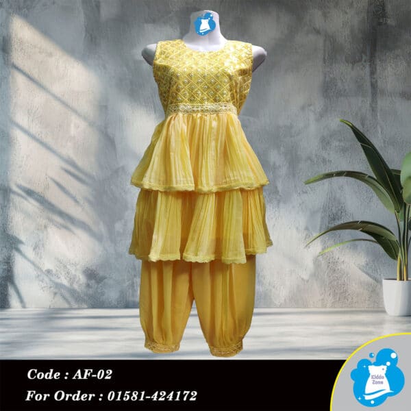 Alif Layla Party Dress for Your Little Princess - Image 2