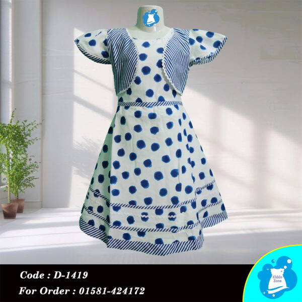 Pure Softness Cotton Dress for Your Kid's