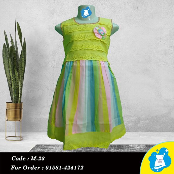 Bright Rainbow Baby Dress - Image 4