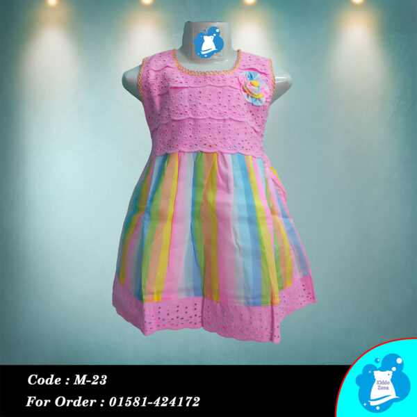 Bright Rainbow Baby Dress