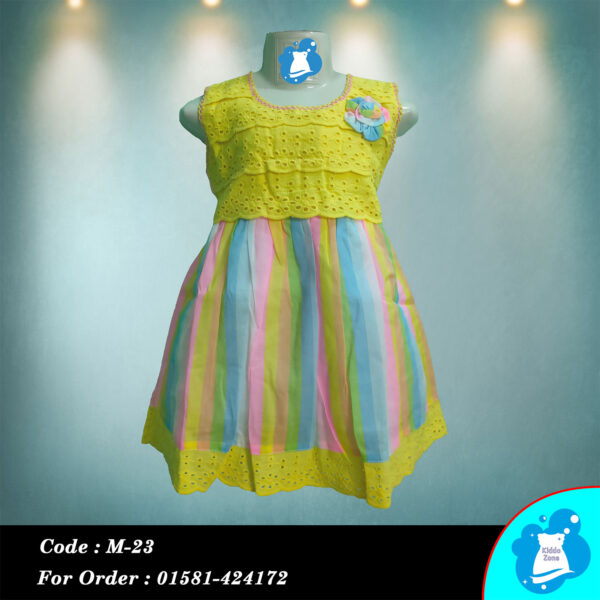 Bright Rainbow Baby Dress - Image 2