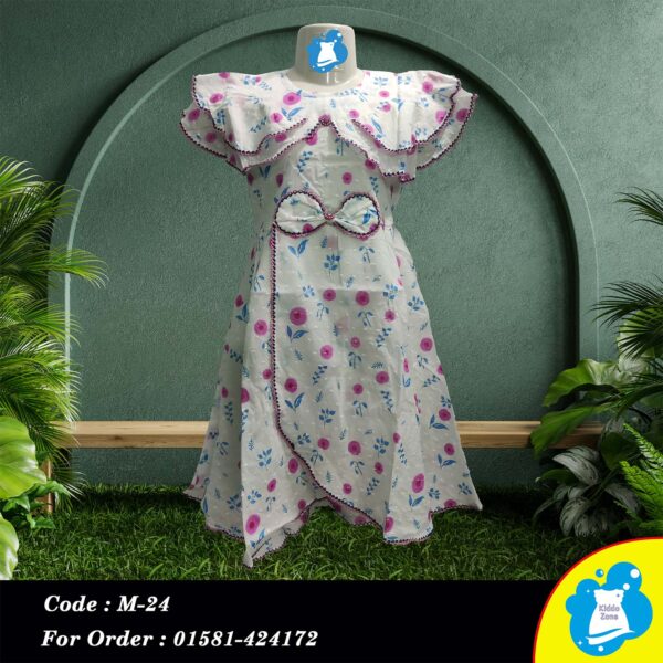 Snug & Stylish Baby Cotton Dress - Image 3