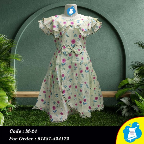 Snug & Stylish Baby Cotton Dress - Image 2