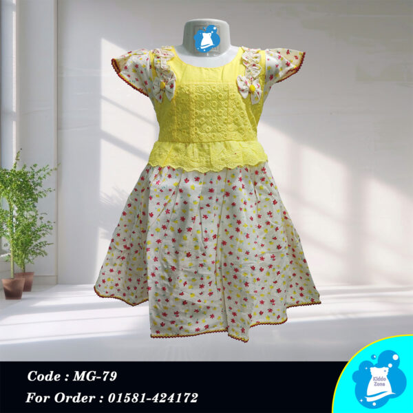Colorful Petals Baby Frock