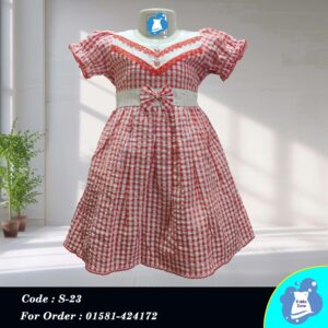 Red Check Luna Ruffle