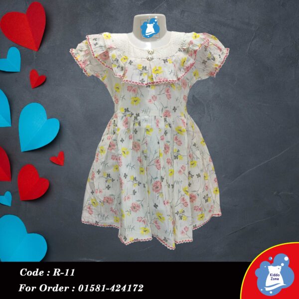 Garden Glow Cotton Frock - Image 2